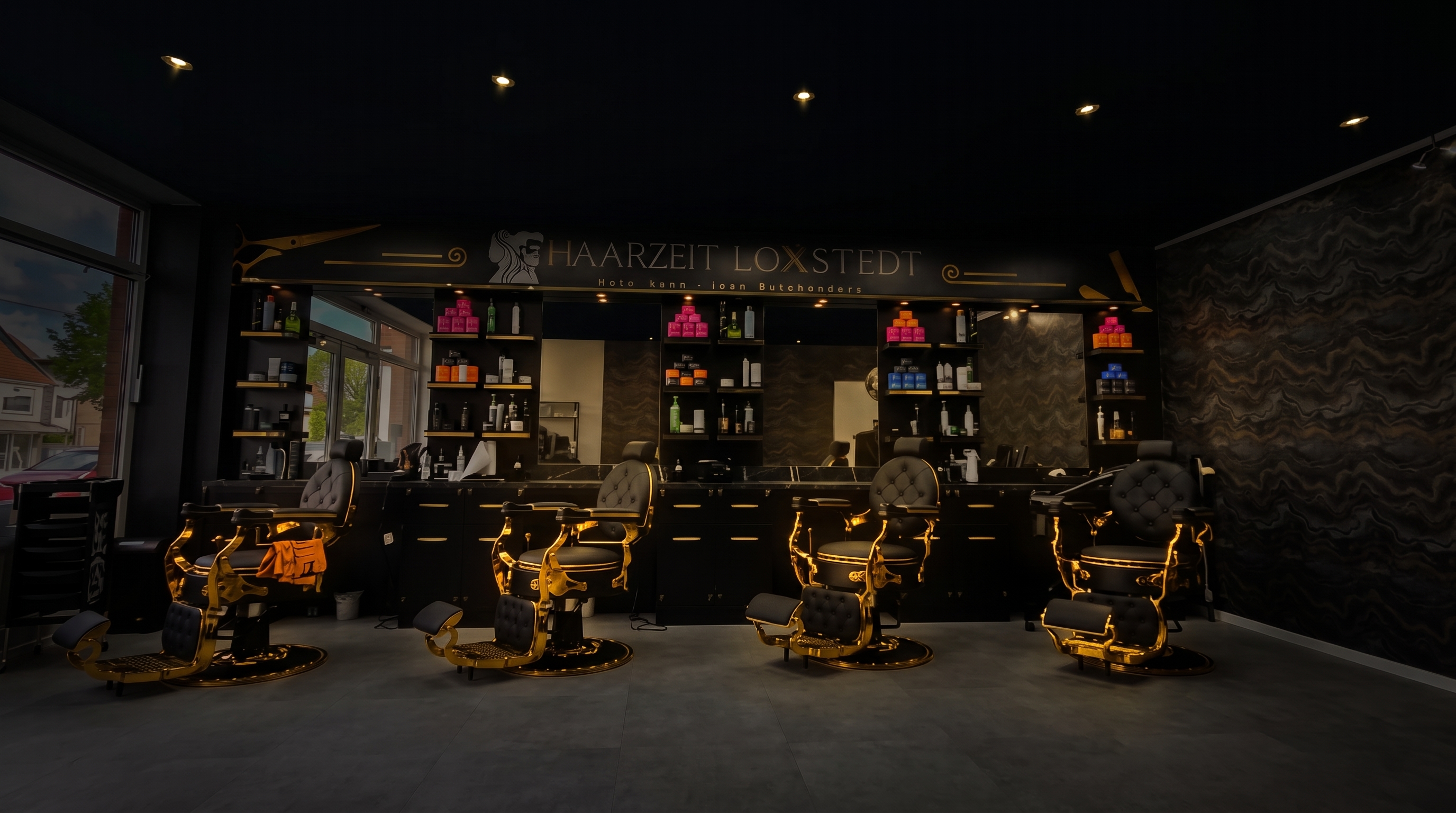 Innenraum des Salons Haarzeit Loxstedt